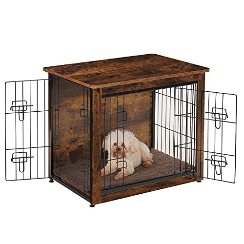 dog kennel side table