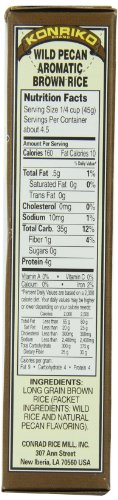 Konriko Wild Pecan Brown Rice, 7-Ounce Boxes (Pack Of 12) #TOP1
