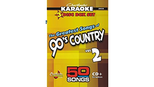 Chartbuster Karaoke 50 Song Pack: Greatest Songs of 90s Country Volume 2 CD+G