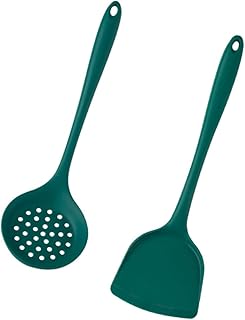 IMIKEYA 1Juego Ranurada de Silicona Antiadherente de Utensilios de Cocina Duraderos