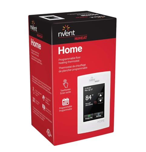 Nuheat Nvent Nuheat Home Ac0056 Programmable Touchscreen Thermostat, For Radiant Heated Floors thumb #4