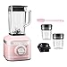 Produktbild Kitchenaid Artisan Standmixer-Starter-Set K400 (5KSB4026ESP) - inkl. Mixbehälter-Set 200ml (5KSB2040BBB), Mini-Teigschaber