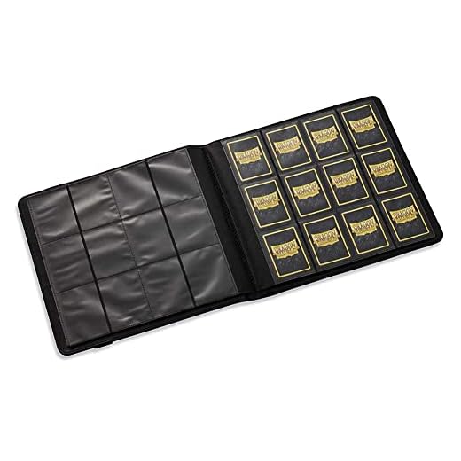 Black Dragon Shield Codex 12 Pocket Portfolio 24 576 Card Storage Binder