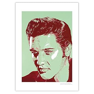 Elvis Presley 01 poster 50 x 70 cm vert - Les Beatles, Paul McCartney, John Lennon, RIngo Starr, George Harrison