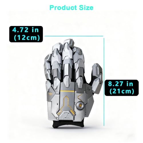 Image of Cyberpunk Exoskeleton Mecha Gloves- 3D Printed Sci-Fi Armor Design, Techwear Accessory for Sci Fi Costume Lover Gift