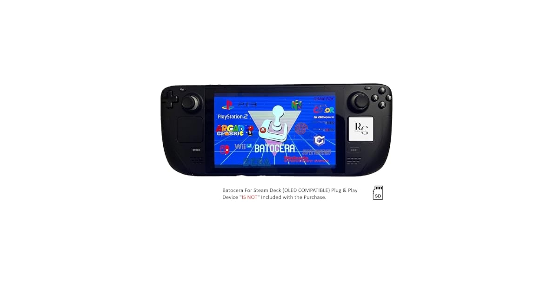 Steam Deck Batocera System 1TB Micro SD Card Retro Game Boot