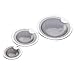 Mipcase 3sets Essential Bathroom Kitchen Tool Stainless Steel Drain Filter Net Hair Catcher Durable Easy to Use 3pcs*3