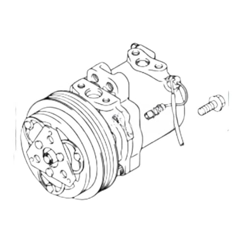 Compresseur de climatisation robuste type SQ420X à haute compatibilité Suzuki OEM - 5
