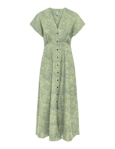 Robe longue imprimée Hedge Green ONLY Onlnova Life Vis Mollie au tombé fluide XS