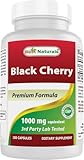Best Naturals Black Cherry 1000 Mg Capsule, 180 Count