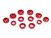 Prothane 7-119 Red Body Mount Kit