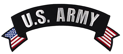 U.S. Army Rocker Large Embroidered Jacket Patch 11