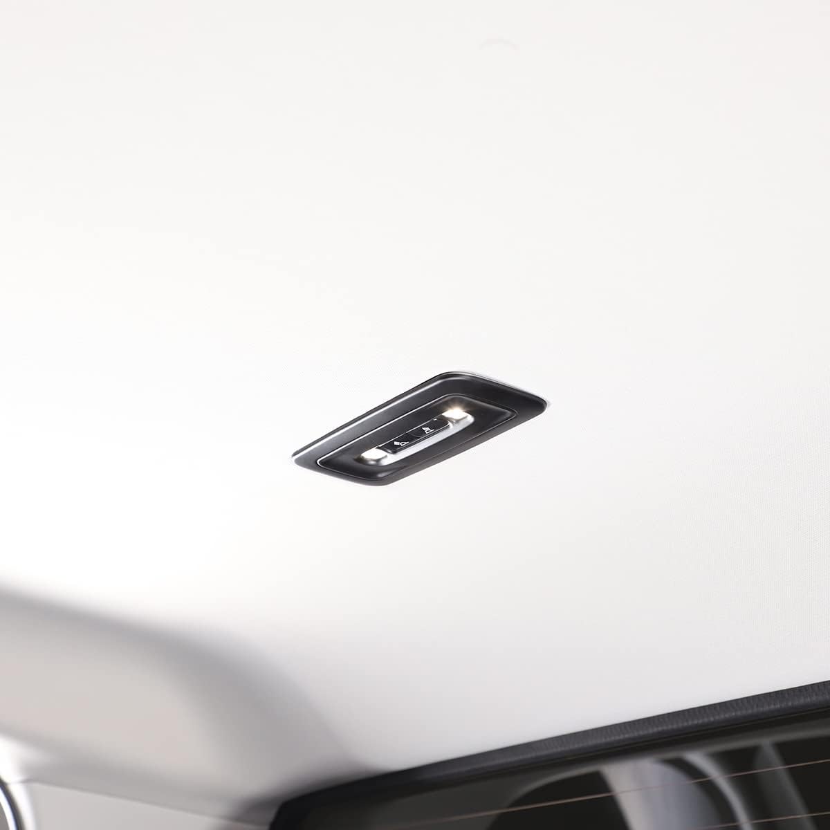 Compatible with Toyota Tundra 2022 2023 2024 2025+ Car Inner Front Rear Row Roof Reading Light Panel Trim Interior Car Accessories (Matte Black)