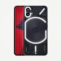 Nothing Phone (1) – 12 GB RAM + 256 GB, Glyph Interface, 50-MP-Dualkamera, Nothing OS, OLED-Display (6,55 Zoll, 120 Hz), schwarz