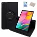 Produktbild FURROB® Samsung Galaxy Tab A8 10,5" 2021 X200/X205/X207 Hülle Case-360 Grad Rotations PU Ledertasche Smart Cover mit Standfunktion für Galaxy Tab A8 10.5 Tablet LTE/WiFi+Display Schutzfolie(Schwarz)