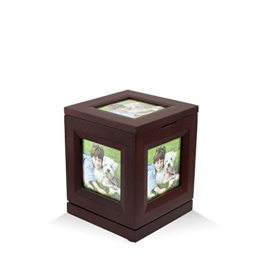 Perfect Memorials Small Photo Cube Rotating Cremation Urn - Up To 5 Photos #TOP10