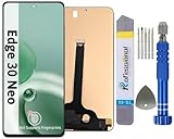【 Prezzo e garanzia di qualità 】 Tutti i display per Motorola Edge 30 Neo hanno superato un rigoroso test e sono confezionati ordinatamente. Ogni schermo è stato testato dal team QC prima della spedizione con test di alta e bassa temperatura, vibrazioni e altri test di invecchiamento. Si avvicina il più vicino possibile a una nuova schermata originale. Si prega di verificare l'articolo prima di iniziare l'installazione. Controllare se è stato danneggiato durante il trasporto.