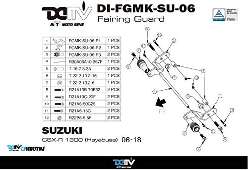 GSX-R1300 隼ハヤブサ カウルスライダー ディモーティブ DIMOTIV Amazon | DIMOTIV di-fgmk-su-06 カウルスライダー GSX-R1300 ハヤブサ