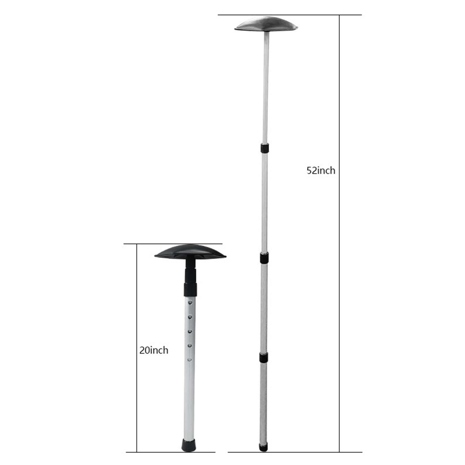 BDHI 1pc Golf Travel Bag Support Rod, Aluminum, Adjustable 4 Section Telescoping, Black - Image 2