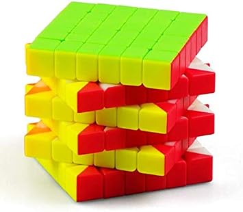 CuberSpeed Warrior 6x6 Cube Speed Cube QY 6x6 Stickerless Bright Magic Cube 6x6x6 Color Speed Cube