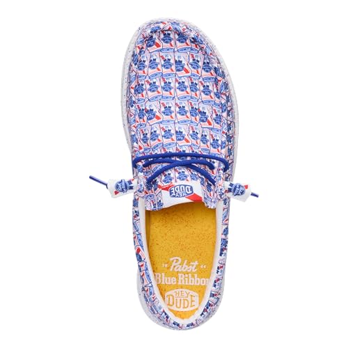 HEYDUDE Wally Pabst Blue Ribbon, Men’s Shoes, Slip-on Loafers, Comfortable & Light-Weight2