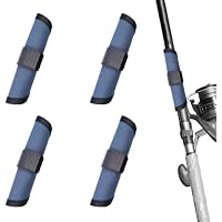 4pcs Fishing Lure Wraps, Lure Wrap Covers Nylon Lure Wrap 5.9 Inch Lure Hook Covers Fishing Rod Glove for Fishermen Safe Fishing