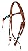 PRORIDER Horse Show Bridle Western Leather Headstall 79RT09HB