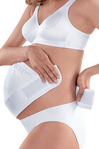 Anita Maternity Damen Umstandsmode Bauchstütze, 1700 BabyBelt, S, Weiß...