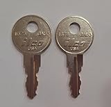 2 Replacement Keys Cut to Key Code RL044 RNL Roll N Lock Truck Cap Topper Lock (These Keys are not for L & T-Handles Locks!) *You Have to Have The Letters RL Before The Numbers.