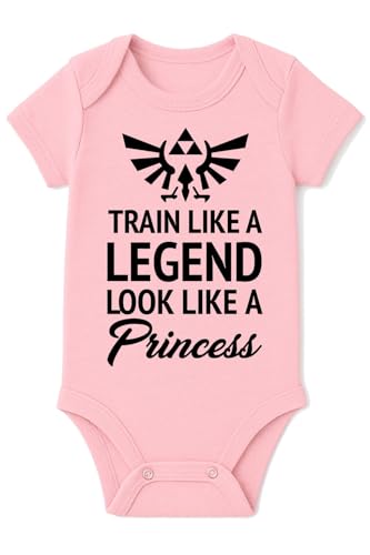 Brain Juice Tees Train Like A Legend Look Like A Princess Baby One Piece