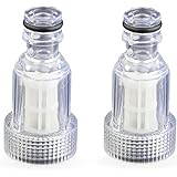 高圧洗浄機 フィルター 水道 カップリング アクセサリー コネクター 給水 接続 汎用 互換 G3/4インチ ケルヒャー ボッシュ リョービ パーツ 交換 ホース ジョイント 2個