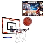 Lexibook, Interaktiver Basketballkorb, Punktezähler, Soundeffekte, Basketball, inkl. Pumpe und Installationskit, JG920LXB