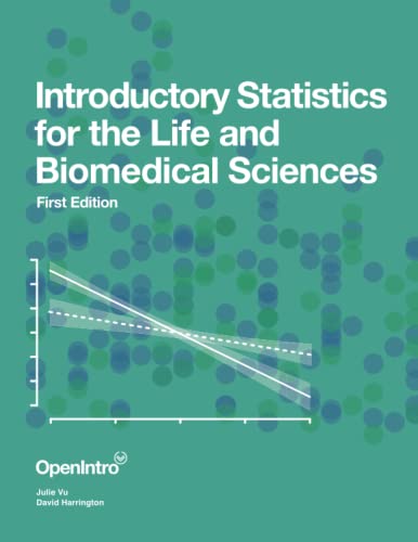 Introductory Statistics for the Life and Biomed... 194345020X Book Cover