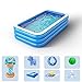 XIAOREN Piscine Gonflable, Piscine Pliante pour Enfants, Piscine Portable pour La Maison Et L'extérieur (Trois Niveaux)