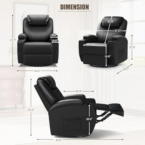 Sillón Plegable Cuero con Levantador Eléctrico miniatura 2
