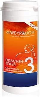 Dr. Weyrauch Nr. 3 Drachentöter | 60 Kapseln | Ergänzungsfuttermittel für Hunde | Mit Omega