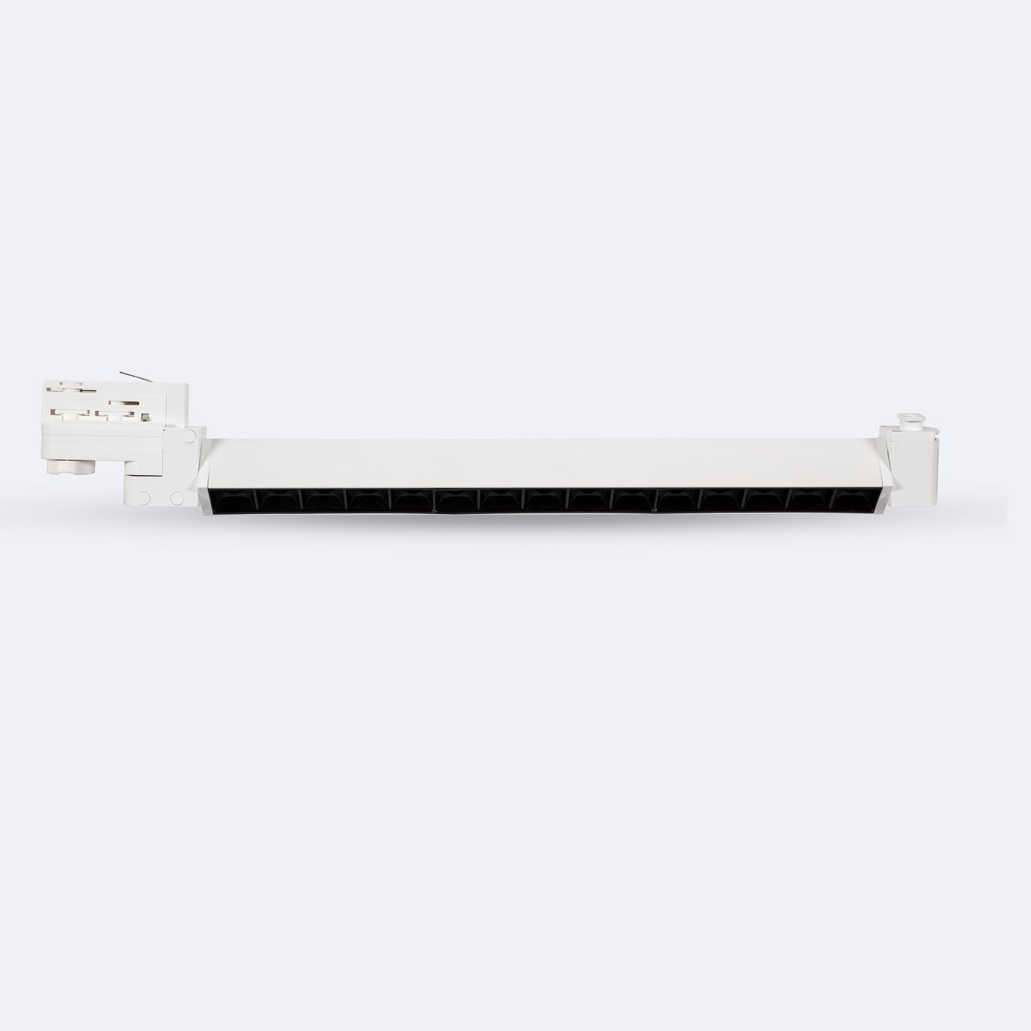 LEDKIA LIGHTING - Foco Carril Lineal LED Trifásico | 15W UGR13 | CRI>90 | Ángulo de Apertura 36º | Rotación 180º | Para Tiendas y Oficinas; Blanco 4000K; Aluminio