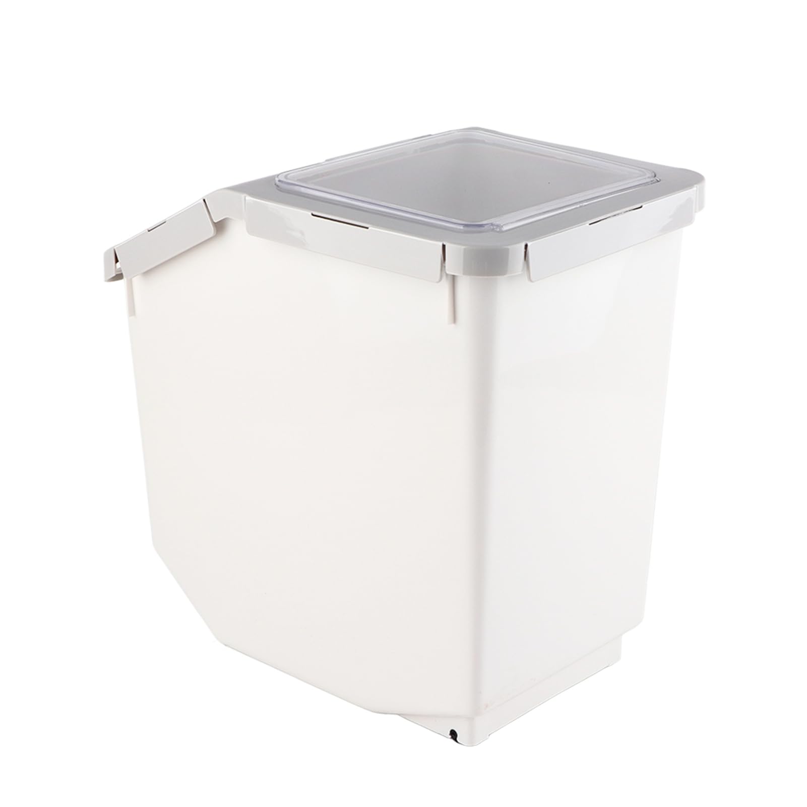Tierfutterbox, Feuchtigkeitsgeschützter Futterspender für Hunde, Tierfutterfass für Katzen, Feuchtigkeitsgeschützter Futterspender für Hunde, Getreideaufbewahrungsbox mit Messbecher, Ideal f