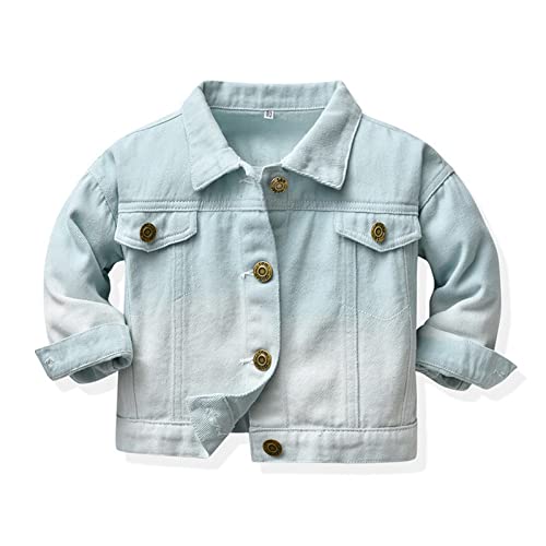 Betadog Toddler Baby Boy Girls Denim Jacket Button Down Jeans Girl Boy Coat Cowboy Outwear Casual Outwear