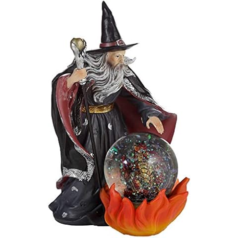 Puckator Fire Dragon Wizard Snow Globe Cover
