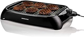 Ovente Electric Indoor Grill with Non-Stick 13 x 10 Inch Plate and Temperature