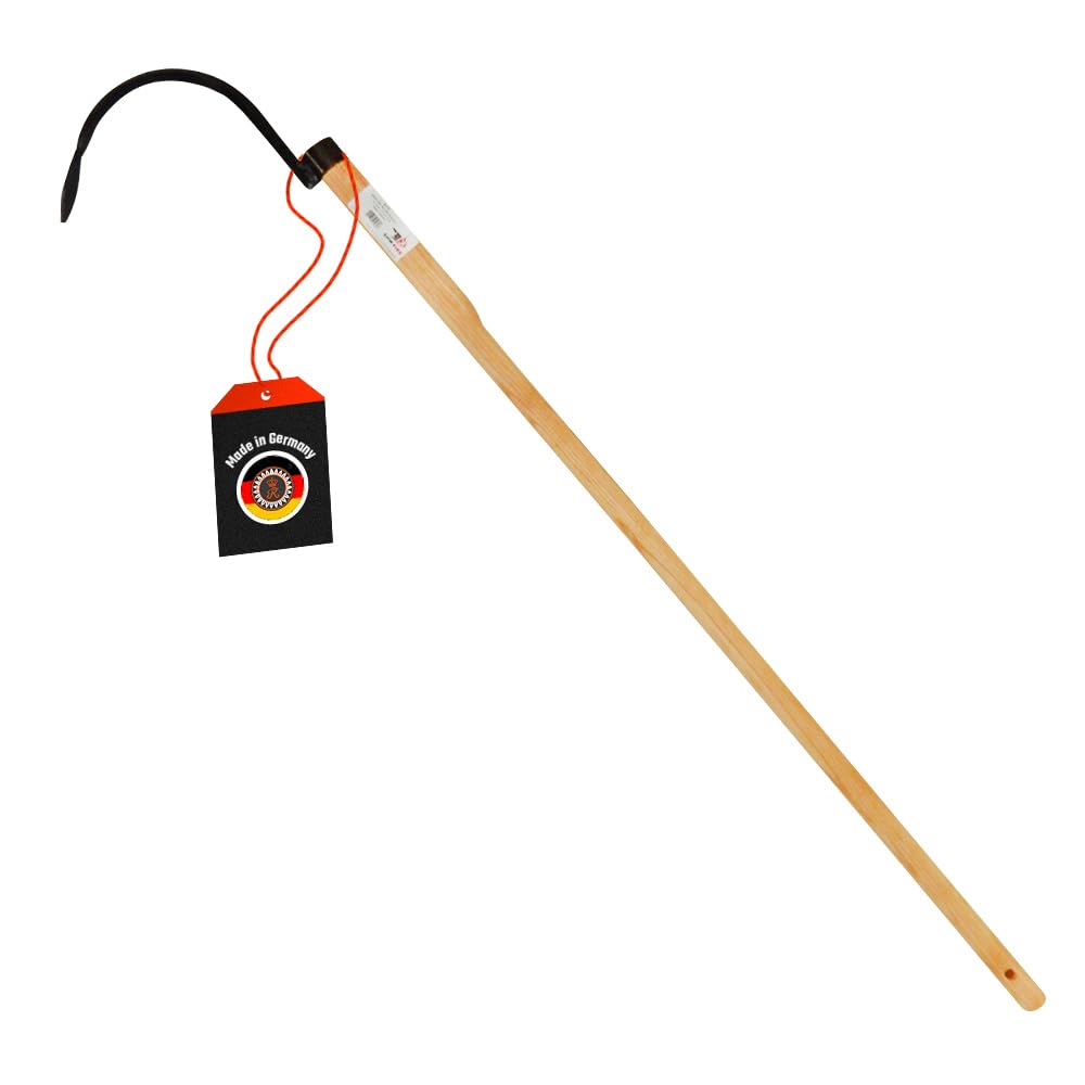 SHW-FIRE | Bio-Kultivator 135 cm mit geschmiedetem Sauzahn, robuster Spezialstahl, ergonomischer Eschenholzstiel, ideal für Hochbeete und eng bepflanzte Gärten | Made in Germany