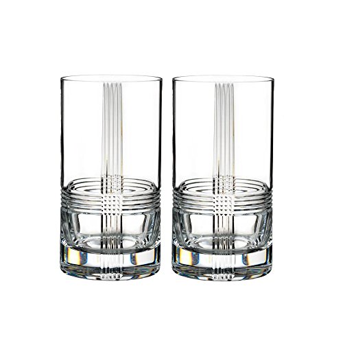 Rogaska Fan Club Highball Glass, Set of 2