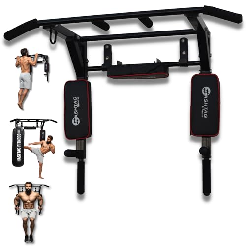 Image of Hashtag Fitness pull up bar for home gym equipments strength training pullup bar at home
