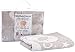 Baby Blanket Organic Cotton Boy Girl Large Flannel Receiving Blanket Soft Warm Grey Easy