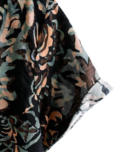Image of VATPAVE Mens Casual Hawaiian Floral Shirts Short Sleeve Button Down Tropical Shirts Beach Summer Shirts