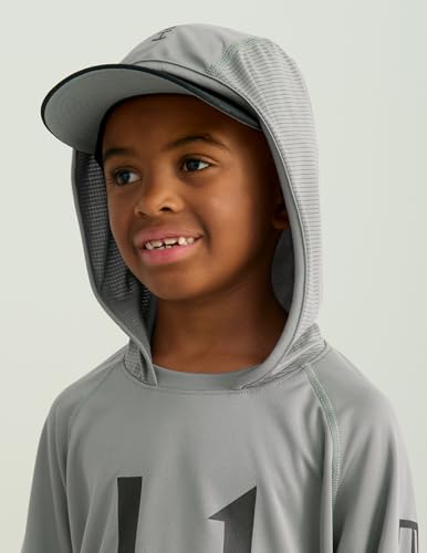 Image of HUK Boys' Icon X Hoodie, Fishing Shirt with Sun Protection for Kids