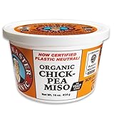 Miso Master Organic Chickpea Miso, Soy-Free, Gluten-Free, Organic, Non-GMO, Vegan, Kosher, Vegan White Miso Paste, 16 oz tub