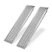 Produktbild LIEKUMM 2X Aluminium Auffahrrampe, 400 kg Tragkraft 120 x 23 cm Auffahrrampe für Anhänger, Motorrad Rampe für PKW, Anhänger, Leichte Laderampe für Treppe, ATV, UTV, Quad, Fahrrad, Motorrad