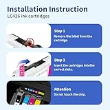 Zoyood LC426 Ink Cartridges Replacement for Brother LC426VAL LC-426 Printer Ink Cartridges LC426BK LC426C LC426M LC426Y Compatible with Brother MFC-J4335DW MFC-J4340DW MFC-J4535DW MFC-J4540DW (4-Pack) - Image 6